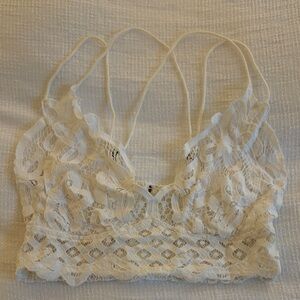 Lace Bralette with Strappy Back - Free People